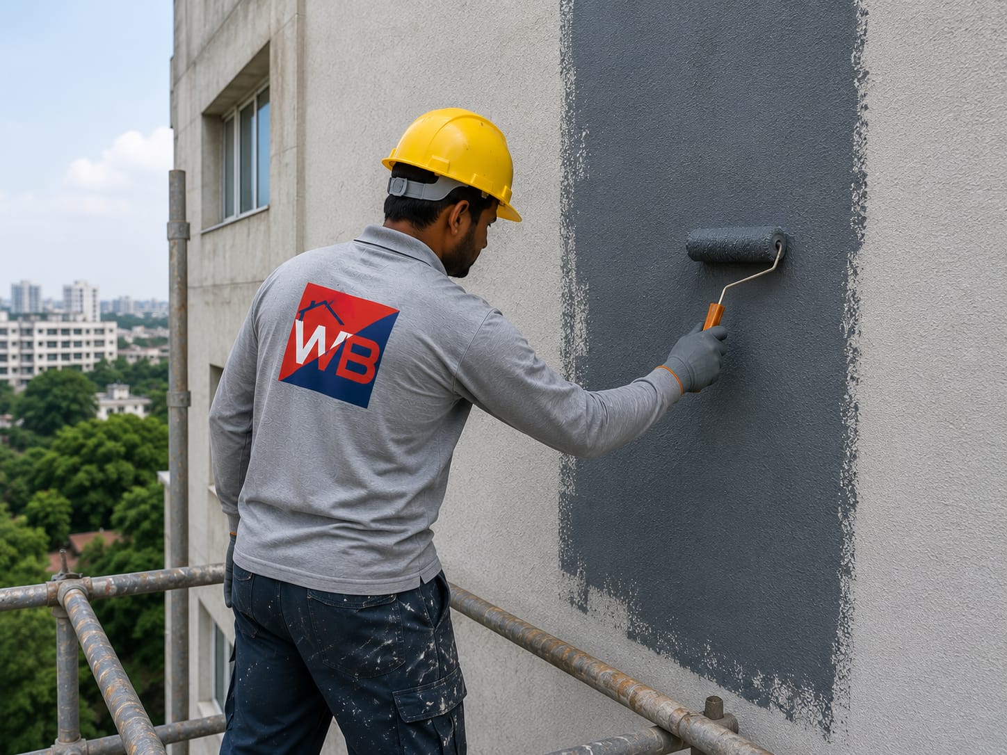 Exterior wall waterproofing in Nagpur
