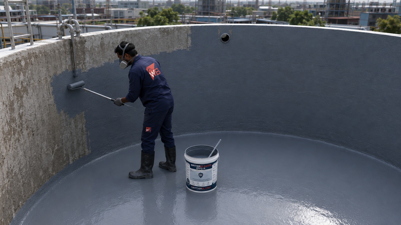 Water Tank Waterproofing | Weatherblazer India