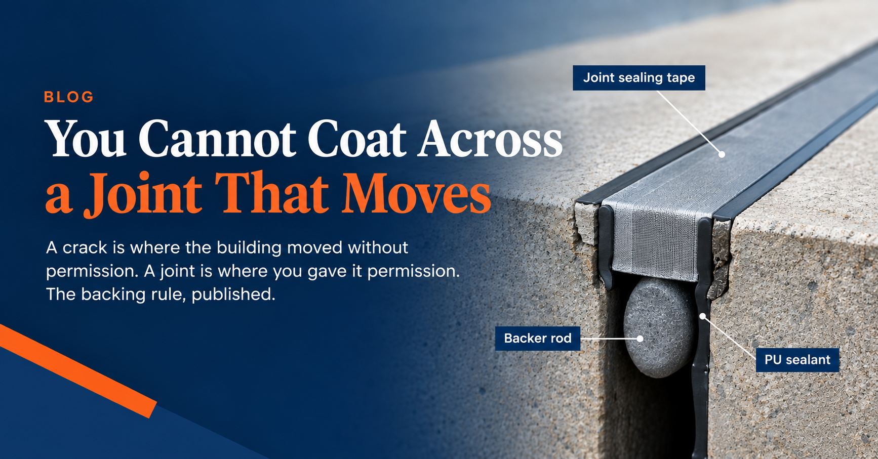 You Cannot Coat Across a Joint That Moves